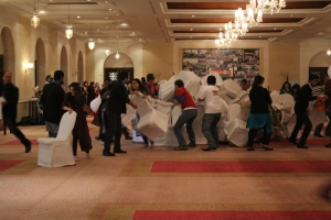 Team-Building exercise at the CCI Reunion