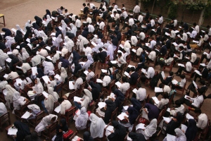 Students from CARE Foundation are taking part in “Jeet Key Perhao” Creative Writing Competition on Saturday, 23rd November, 2013 in Lahore. About 2,000 welfare students from 20 schools took part in the competition with 1, 700 of the students writing essays in Urdu while the rest were in English.