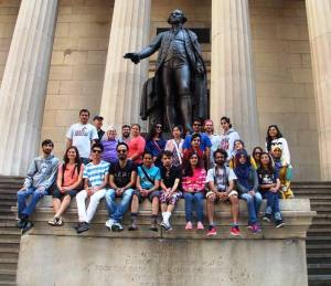 2014 SUSI exchange participants at Wall Street