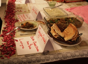 Some of the cuisines at the Savory vs. Sweet cooking competition