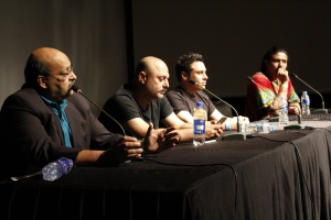 The musicians’ union conference with musicians Arieb Azhar, Aaron Haroon Rashid, Ali Azmat, and Lawyer Omar Sheikh