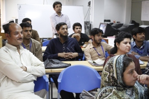 Participants at Waleed Hashmi’s Workshop on  “Introduction to Deaf History and Deaf Culture in America”