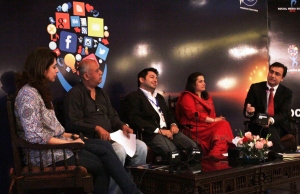 Panelists at session on “Social Media in Pakistan-Perceptions and Realities”
