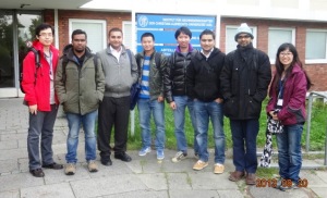 Javed Ali Kalhoro with other participants at the summer school “The Future Ocean’ on coastal hazards