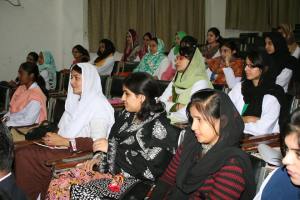 Participants at the Career Counselling event organized by PUAN Jamshoro chapter