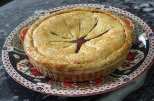 A Piecycle Apple-Strawberry Pie baked to perfection